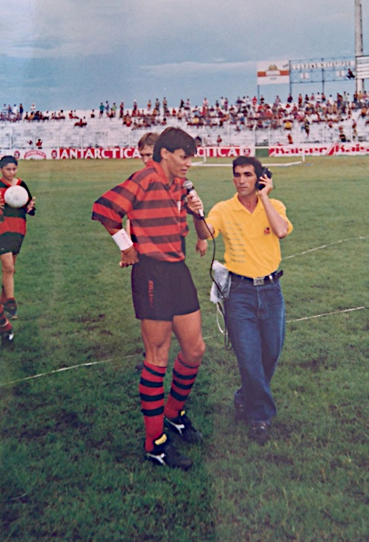 Thié jogando pelo Guarani de Sobral